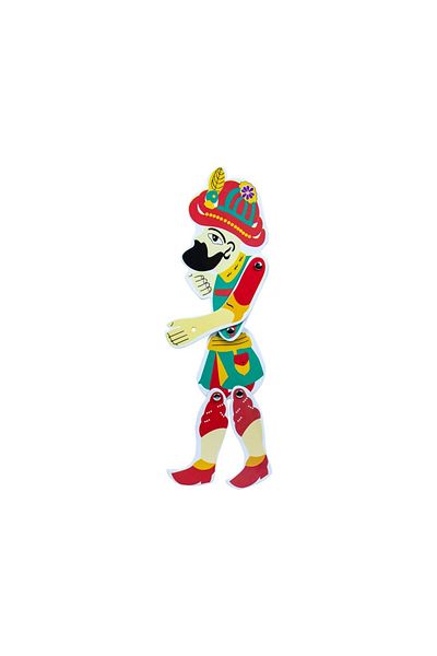 Anoffel 26 cm Hacivat and Karagöz Shadow Game Set - 1 Pack for School Classroom