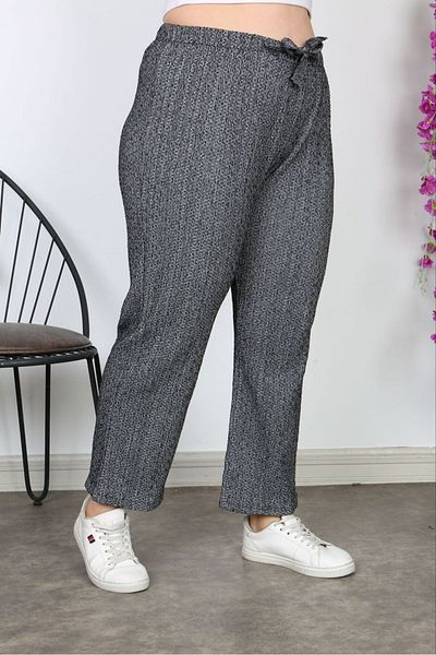 volkitolki Knitted Stretchy Lycra Seasonal Soft Comfortable Fabric Trousers