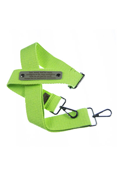 Miaju Neon Green Color, Convenient Custom Your Name Bag Strap Design for Colo...