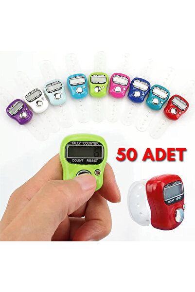 Deniz Elmasları 50 Κομμάτια Δαχτυλίδια Ζικρματικ - Μικτά Χρώματα