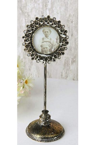 Vitale Standing Gold Black Desktop Photo Frame 3.5X3.5Cm