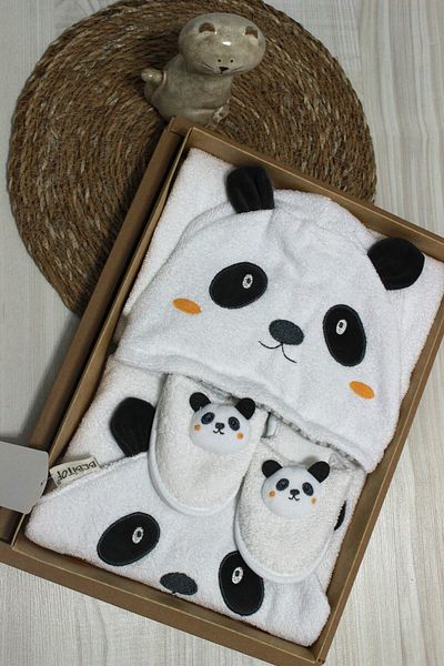 Bebitof Barbosa Bebitof Panda Bathrobe Set