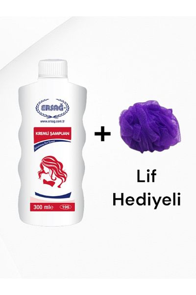 Ersağ Cream Shampoo 300 ml - (with Fiber Gift)