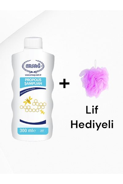 Ersağ Shampoo with Propolis (Normal-Dry Hair) 300 ml - (with Fiber Gift)