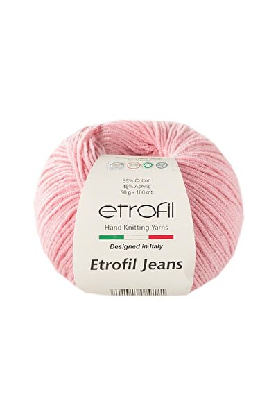 Etrofil Jeans 50 جرام 1 قطعة 011 وردي متوسط