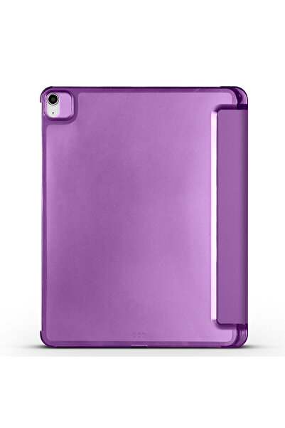 Covpor Apple iPad 11. NESİL A16 ve 10.NESİL 10.9 Uyumlu Flip Kılıf Mor + Bluetoothlu Klavye Mouse + Kalem