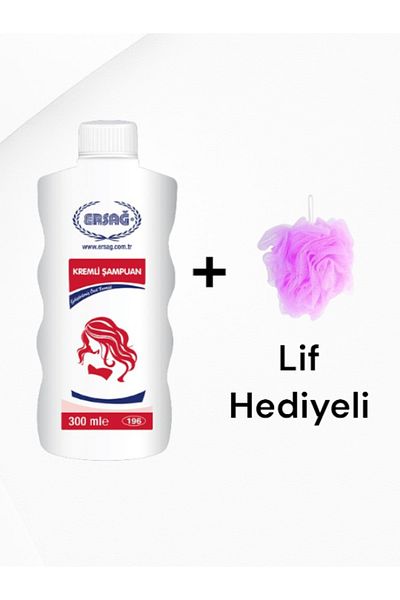 Ersağ Cream Shampoo 300 ml - (with Fiber Gift)