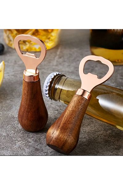 Purple Adv Purple Wooden Bottle Opener