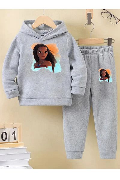 makiteks Χειμερινή φόρμα για κορίτσια 5 6 7 8 9 10 11 12 ετών MOANA