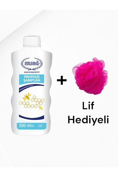 Ersağ Shampoo with Propolis (Normal-Dry Hair) 300 ml - (with Fiber Gift)