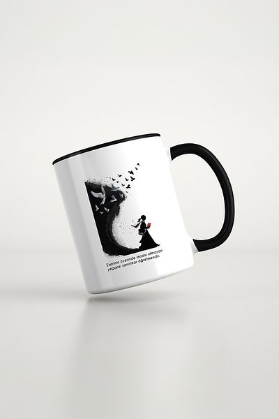 feinas Black Porcelain Mug - Teachers' Day