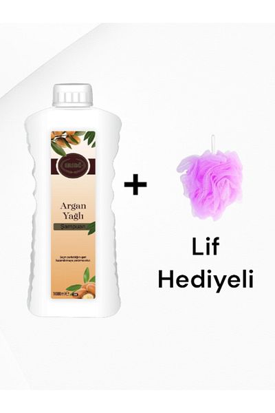 Ersağ Argan Oil Shampoo 1000 ml - (with Fiber Gift)