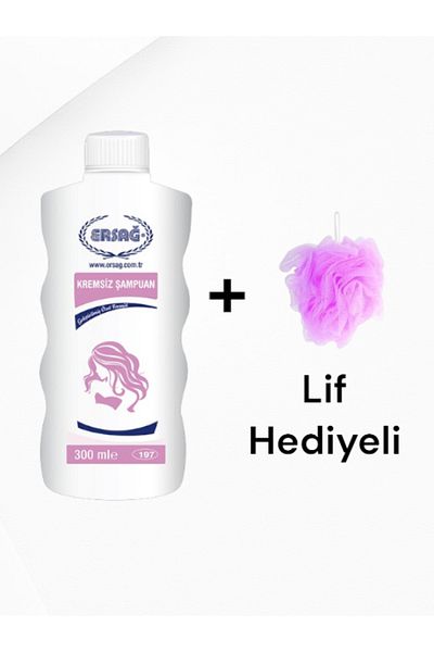 Ersağ Champoo Without Cream 300 ml - (with Fiber Gift)