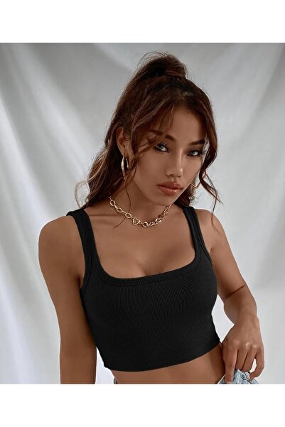 40 Adım Crop Top negru