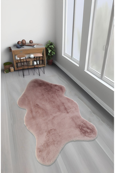 FeelHome Bonnie Tavşan Tüyü, Yumuşacık, Ultra Lüks, Süet Taban Yıkanabilir, P...