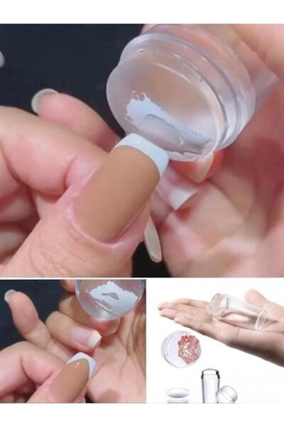 Deepdwell Silikon Oje Şekillendiricisi Tırnak Süs Damgalama Aleti French Nail...