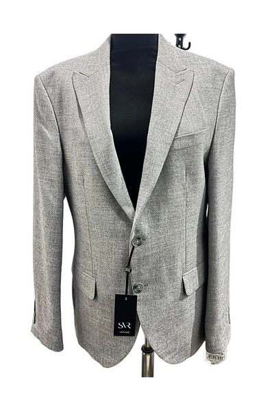 SÜVARİ Ανοιχτό γκρι Slim Fit Cavalry 6 Drop Jacket