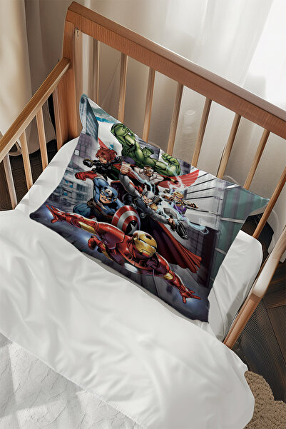 Talia Home Marvel Süper Kahramanlar Desenli 2 Adet Yastık Kılıfı TLAYK-302