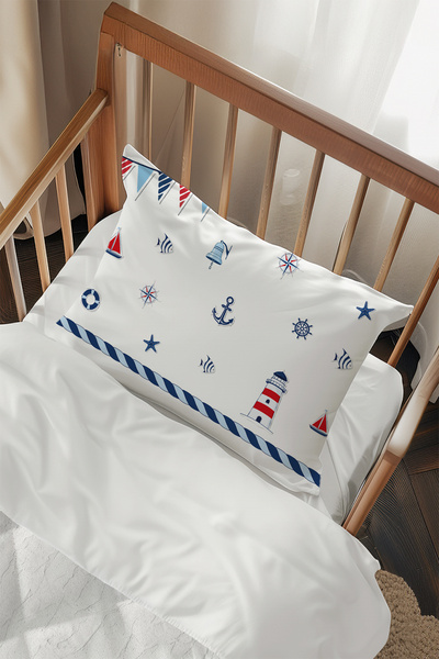 2 Pillowcases with Mixed Sailor Pattern TLAYK-291