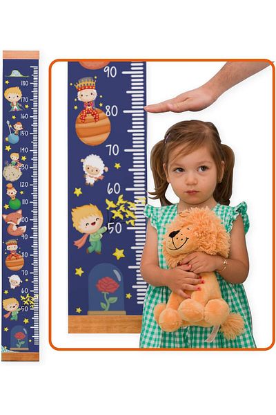 STOREMAX Prince Designed Children's Room Wall Height Measurement Ruler