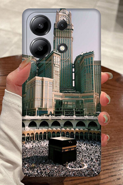 Snacase Xiaomi Redmi Note 13 Pro 4G Kâbe Desenli Kamera Korumalı HD Baskılı S...
