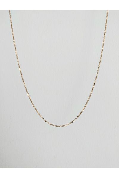 Alexis Carrel Steel Thin Ring Chain Necklace, Classic Necklace Chain, Ghost Chain
