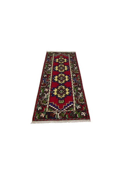 Zehra Abla Halı Yeni El Dokuma Şaheser Niğde Yolluk Yün Halı 5490