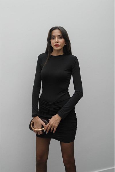 Havoş Μαύρο φόρεμα με επένδυση Eliza
