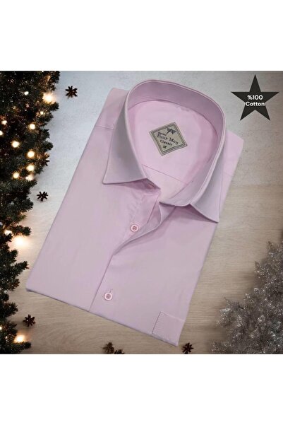 EREN STYLE Cămașă de iarnă din bumbac cu mânecă lungă pentru bărbați (forma n...