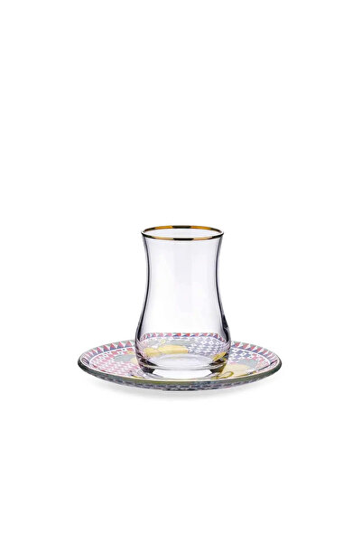 KORKMAZ Limonetta Cam Collection 12 Parça Çay Bardak Seti A8739-1