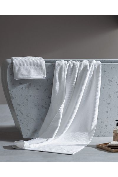 Madame Coco Σετ πετσετών Corentin White Luxury Collection 100% βαμβακερό