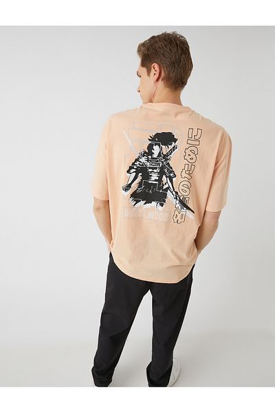 Koton Hátul Nyomtatott Oversize póló