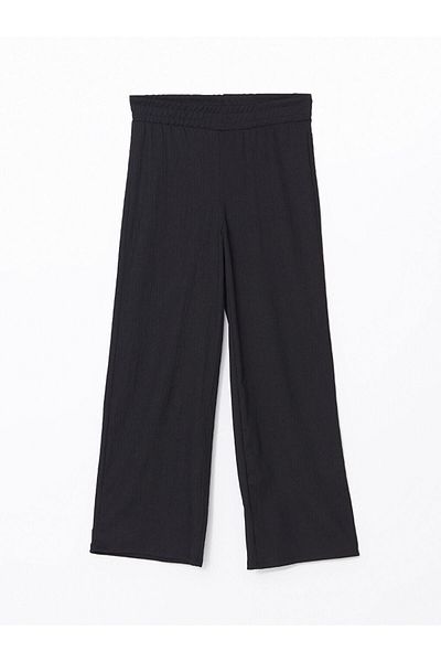LC Waikiki New Season Elastic Waist Textured Women's Trousers - S5Gn56Z8