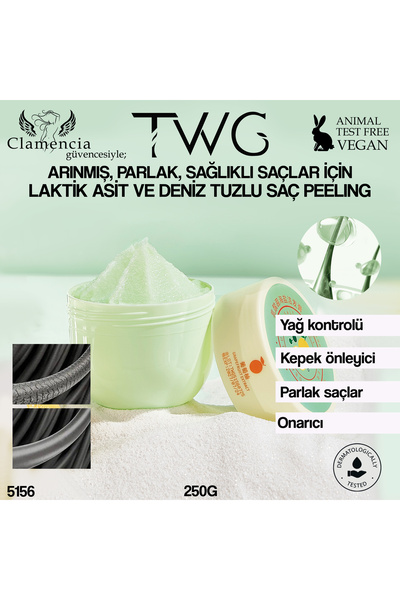 twg Laktik Asit Bakteri Deniz Tuzu Saç Peeling 250g