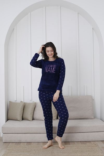 FAMES PİJAMA Uzunkol Personality Women's Pajama Set