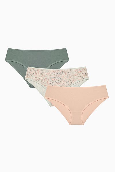 Penti 5-teiliges mehrfarbiges Slip-Höschen