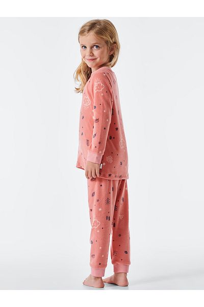 Schiesser Pyjama Cat Zoe Schlafanzug Pyjama Schlafmode Bequem
