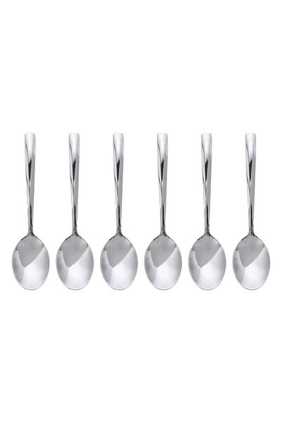 ROYALFORD RF10067 6Pc SS  Tea Spoon 1x72 - Mirror Polished