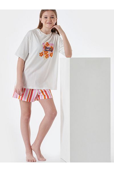 Schiesser Pyjama Organic Cotton Schlafanzug Schlafmode Bequem