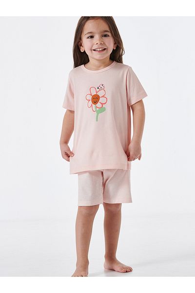 Schiesser Pyjama Love Cotton Schlafanzug Schlafmode Bequem