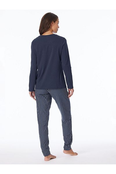Schiesser Pyjama Uncover Nightwear Schlafanzug Schlafmode Bequem