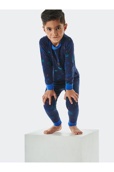 Schiesser Pyjama Boys World Schlafanzug Pyjama Schlafmode