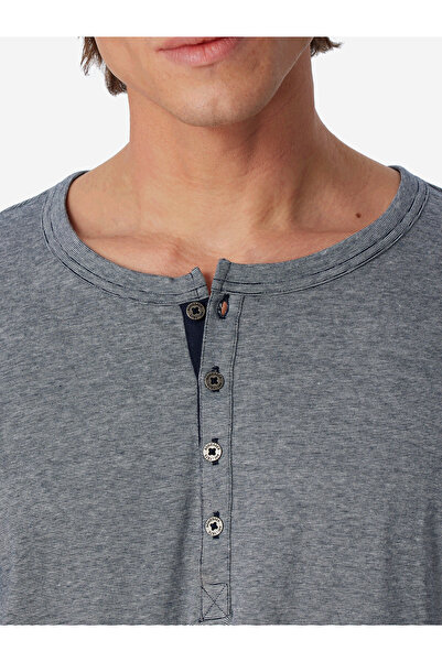 Schiesser Pyjama Ebony Schlafanzug Pyjama Schlafmode Bequem