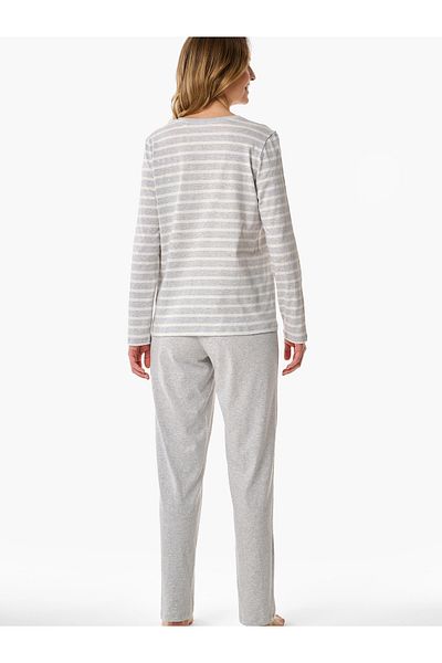 Schiesser Pyjama Casual Essentials Schlafanzug Schlafmode Bequem