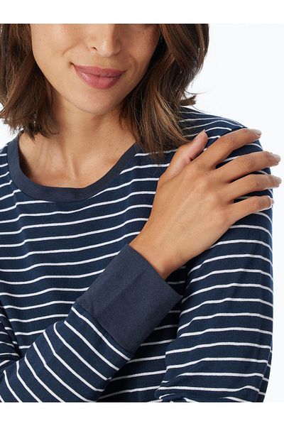 Schiesser Pyjama Uncover Nightwear Schlafanzug Schlafmode Bequem
