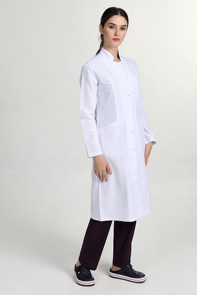 BAŞAK Ποδιά Hijab 105 cm - Για Για Γιατρό, Νοσοκόμα και Δάσκαλο