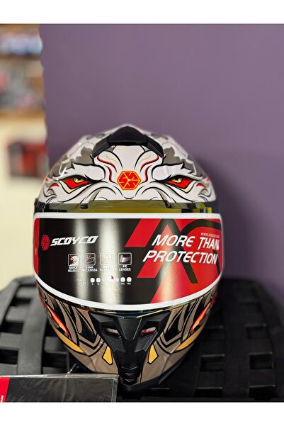 CRN FF-869 WILD POLİMER ALAŞIMLI DOT-CE ONAYLI  MOTORSİKLET  KASKI