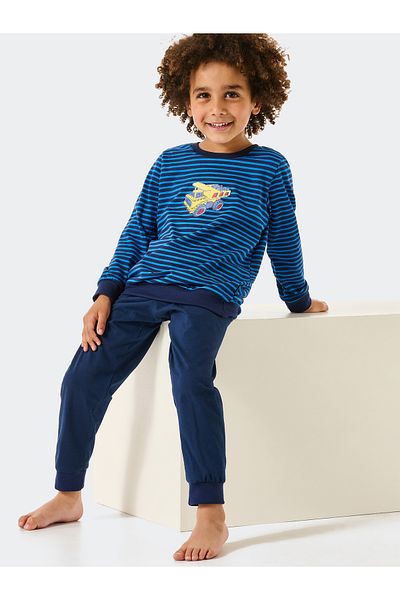 Schiesser Langer Schlafanzug Basic Kinder