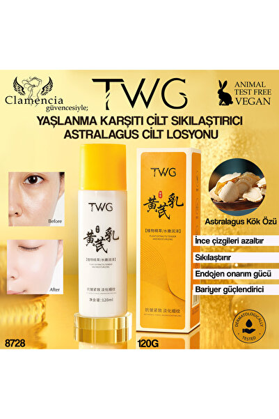 twg Astragalus Kırışıklık Karşıtı Cilt Sıkılaştırıcı Yüz Losyonu 120ml