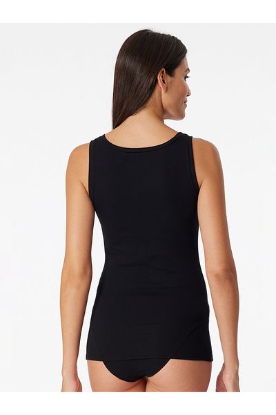 Schiesser Tanktop Pure Rib Tank-top Unterhemd Unterzieh-shirt